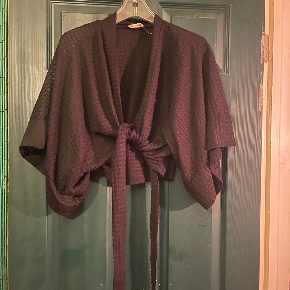 Ember Black Kimono Cardigan
